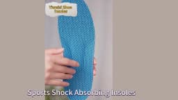 Sport Orthopedic Insoles for Feet Men Women EVA Breathable Shock Absorption Shoes Insole for Running Basketball Sport Care Pads