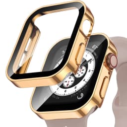 Waterproof Watch Case+Glass for Apple Watch 40/41/42/44/45/46mm, Scratch-Resistant Protective Case, for Series12 11 10 987654 SE