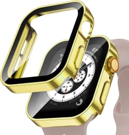Waterproof Watch Case+Glass for Apple Watch 40/41/42/44/45/46mm, Scratch-Resistant Protective Case, for Series12 11 10 987654 SE