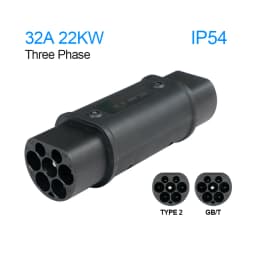Kolanky 32A 7.2 KW Type 2 to Type 1 Adapter Type 1 To Type 2 Conventor Type 2 To GBT Adapter Charging Electric Vehicle Cars