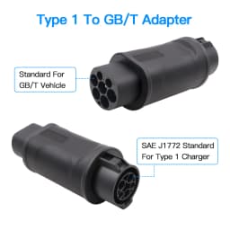 Kolanky 32A 7.2 KW Type 2 to Type 1 Adapter Type 1 To Type 2 Conventor Type 2 To GBT Adapter Charging Electric Vehicle Cars