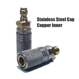 Extended High Pressure Air Fill Charging Valve, 8mm Quick Disconnect Release Adapter Socket 1/8BSPP(G1/8) 8mm Male Nipple