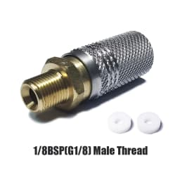 Extended High Pressure Air Fill Charging Valve, 8mm Quick Disconnect Release Adapter Socket 1/8BSPP(G1/8) 8mm Male Nipple