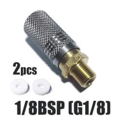 Extended High Pressure Air Fill Charging Valve, 8mm Quick Disconnect Release Adapter Socket 1/8BSPP(G1/8) 8mm Male Nipple