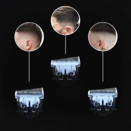 Hair Clipper USB Rechargeable Hair Trimmer Titanium Ceramic Blade LCD Professional Strong Power Salon Hair Cutting Machine