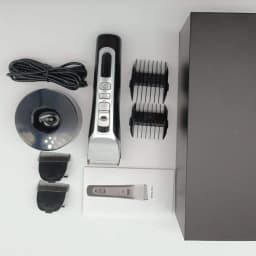 Hair Clipper USB Rechargeable Hair Trimmer Titanium Ceramic Blade LCD Professional Strong Power Salon Hair Cutting Machine