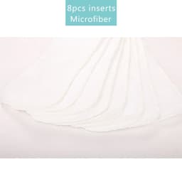 Drop Shipping! Happyflute Washable Reusable Baby Cloth Diapers Nappy Inserts Microfiber 3 Layers
