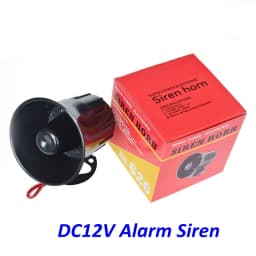 Security DC 12V Outdoor Alarm Siren Wire Loud Alarm Horn 115Db Exterior Sirena Alarma Speaker For Alarm System 15W