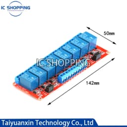 1 2 4 8 Channel 5V 12V Relay Module Board Shield with Optocoupler Support High and Low Level Trigger for Arduino Electronic DIY