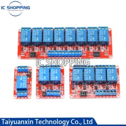 1 2 4 8 Channel 5V 12V Relay Module Board Shield with Optocoupler Support High and Low Level Trigger for Arduino Electronic DIY