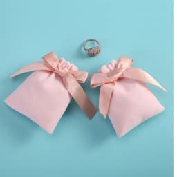 10pcs/lot 7x9cm Pink Velvet Ribbon Bag Drawstring Earrings Rings Necklace Bracelet Wedding Christmas Gift Storage Pouches