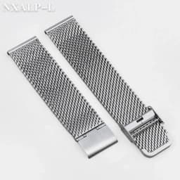 1.0 Milanese Mesh Loop Stainless Steel Watch Band Bracelet 18mm 20mm 22mm 24mm Bracelet 3mm Thickness Strap for DW for Omega