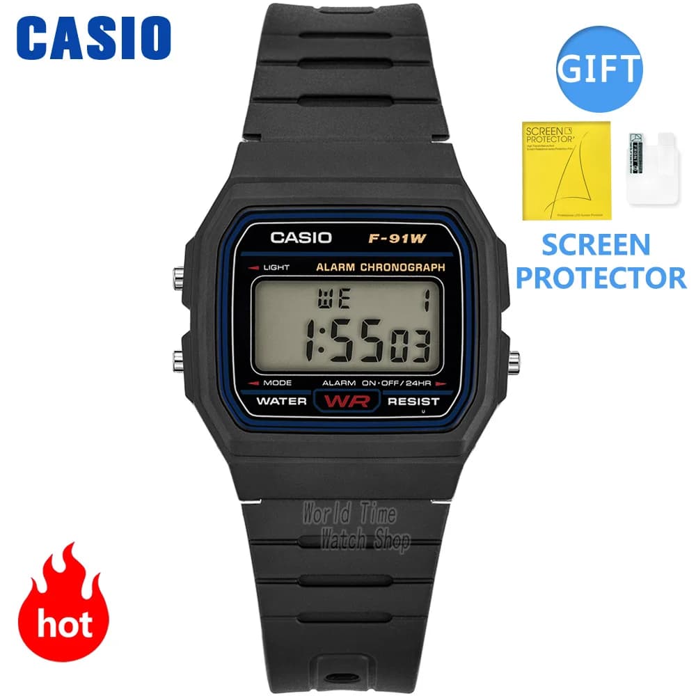 Casio Watch Men Top Luxur Set Military LED Relogio Digital Watch Sport Waterproof Quartz Men Watch Neutral Watches F91W Series