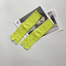 High Quality Combed Cotton Split Toe Socks Unisex Simple Comfortable Two-Toed Socks Japanese Harajuku Men Women's Tabi Socks