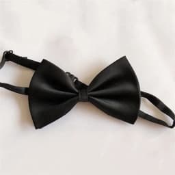 Uniform JK Girls Black Simple Zipper Ties for Men Women Students Stage Performance Matte Neck Tie Costumes Accessories Wholesale