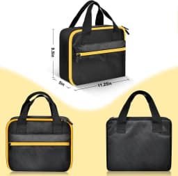 (CASE ONLY) Impact Driver Bag Case Compatible with DEWALT 20V MAX XR DCF900P1 DCF900B DCF891B DCF961B DCF899B Cordless Impact