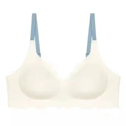 No Trace Top Women's Underwear No Steel Ring Pure Desire Comfortable Upper Support Sling Adjustable Beauty Back Bra Thin Section