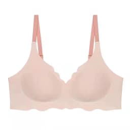 No Trace Top Women's Underwear No Steel Ring Pure Desire Comfortable Upper Support Sling Adjustable Beauty Back Bra Thin Section