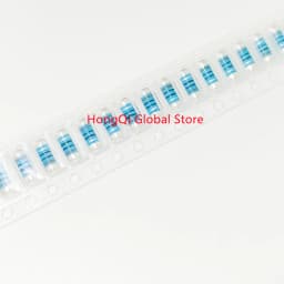 50PCS SMD MELF Resistor 0204 1R 1.5R 2R 10R 15R 47R 100R 330R 1K 2K 4.7K 10K 100K 150K 220K 820K 1M Cylindrical Resistance