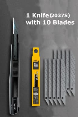 Deli Portable Utility Knife Retractable нож Wallpaper Pocket Unboxing Knife Paper Cutter Office School Stationery Supplies