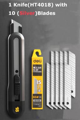 Deli Portable Utility Knife Retractable нож Wallpaper Pocket Unboxing Knife Paper Cutter Office School Stationery Supplies