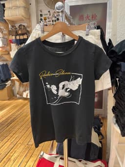 Classic Rock Graphic T-shirts Women Casual Summer Gray O Neck Short Sleeve Cotton Crop Top Vintage Streetwear Slim Y2k Tees Chic