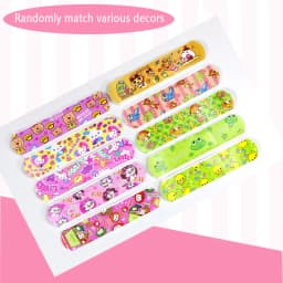120Pcs/lot Cartoon Animal Pattern Children's Catch Plaster Patch First-Aid Children Strip Emergency Kit Wound Plaster Patches