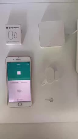 Tuya Zigbee Door And Window Magnetic Sensor Wireless Connection Smart Home Wireless Door Detectors Door Magnetic Automation