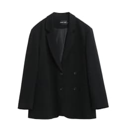 CHIC VEN 2026 Fashion Women's Blazer Office Lady Long Sleeve Double-breasted Mid-length Casual Coat Ladies Outerwear Stylish Top