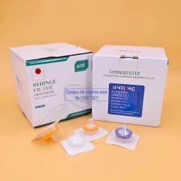 1box (50pcs) Lab 0.22um/0.45um Sterile Syringe Filter Nylon/PES/ PTFE Membrane Filter Chemistry Laboratory Equipment