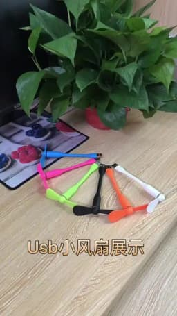 Mini USB Fan Flexible Bendable Fan For Power Bank Laptop PC AC Charger Portable Hand Cooling Fan For Computer Summer Gadget