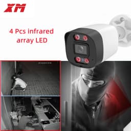 HD 2MP 5MP AHD XVI/CVI/TVI/CVBS Security Bullet Camera Outdoor Indoor Weatherproof 4pcs Array IR LEDs for CCTV DVR System