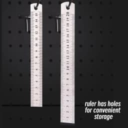 10P 15-30cm Stainless Steel Metal Straight Ruler Precision Double Sided Precision Measuring Tool Scale Metric Ruler Accessories