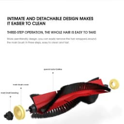 For Roborock S5 Max S6 MaxV S6 Pure Robot Vacuum Cleaner Spare Parts Accessories Main Brush Side Brush Mop Cloth Rag Hepa Filter