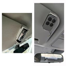 New Car key Clip Holder Car Sun Visor Clip Garage Door Control Adjustable 47-70mm Garage Remote Control Clip Accessories Opener