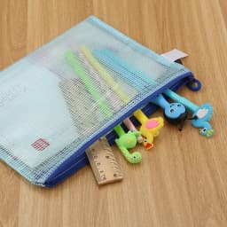 5PCS Stationery Storage Folder File Mesh Zipper Pouch A4 A5 A6 B5 2PCS A3 B4 Document Bag Zip File Folder School Office Supplies