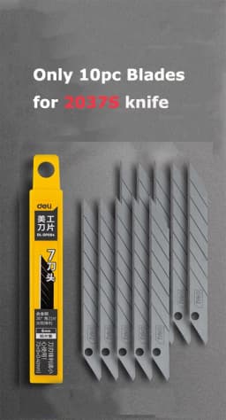 Deli Utility Knife Portable Pocket Box Cutter Retractable Paper нож 18MM 9MM Metal Blade for Office School Stationery Supplies