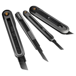 Deli Utility Knife Portable Pocket Box Cutter Retractable Paper нож 18MM 9MM Metal Blade for Office School Stationery Supplies