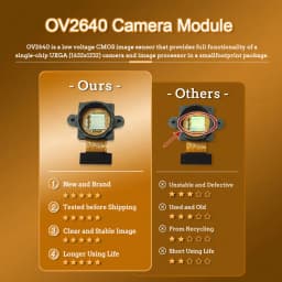 New OV2640 Camera Module for ESP32-CAM 2.4G Wifi Module 200 222 30 45 120 160 Degrees 850nm Night Vision DVP 24PIN Night Vision