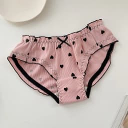 Japanese Style Soft Ice Silk Cute Lovely Sweety Lace Cotton Princess Cosplay Women Underwear Lolita Low Waist Breathable Panties