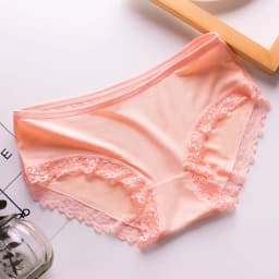 Women's Sexy Panties Lace Cotton Lingerie Briefs Female Underpanties Solid Color Low Waist Girl Cute Underwear Shorts -XL