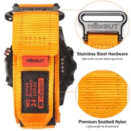 HEMSUT Watch Band For Garmin Fenix8 7 6 Nylon Quickfit 20 22 26mm Sports Wrist Strap Compatible EPIX /MK3 /Tactix