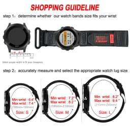 HEMSUT Watch Band For Garmin Fenix8 7 6 Nylon Quickfit 20 22 26mm Sports Wrist Strap Compatible EPIX /MK3 /Tactix