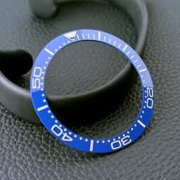 Sloping 38mm*30.6mm Ceramic Bezel GMT and Diving Watch Insert For 40mm Mens Watch Replace Watch Face Watch Bezel Inserts