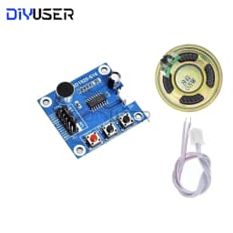 DIYUSER ISD1820 Voice Recording Recorder Module With Mic Sound Audio Loudspeaker
