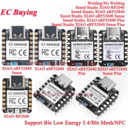 10Pcs/1pc Seeed Studio XIAO BLE NRF52840 SENSE Plus RP2040 Bluetooth-compatible Module For Arduino Nano Microcontroller