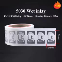 10PCS Long Range RFID UHF Tags Sticker Wet Inlay 860-960mhz Alien U7 EPC Global Gen2 ISO18000-6C