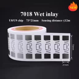 10PCS Long Range RFID UHF Tags Sticker Wet Inlay 860-960mhz Alien U7 EPC Global Gen2 ISO18000-6C