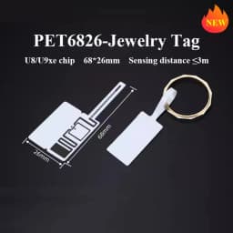 10PCS Long Range RFID UHF Tags Sticker Wet Inlay 860-960mhz Alien U7 EPC Global Gen2 ISO18000-6C