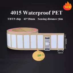 10PCS Long Range RFID UHF Tags Sticker Wet Inlay 860-960mhz Alien U7 EPC Global Gen2 ISO18000-6C